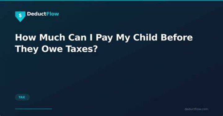 Can I pay my child from my business?
