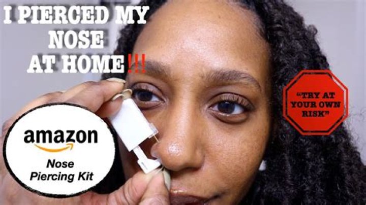 Can I pierce my own nose?