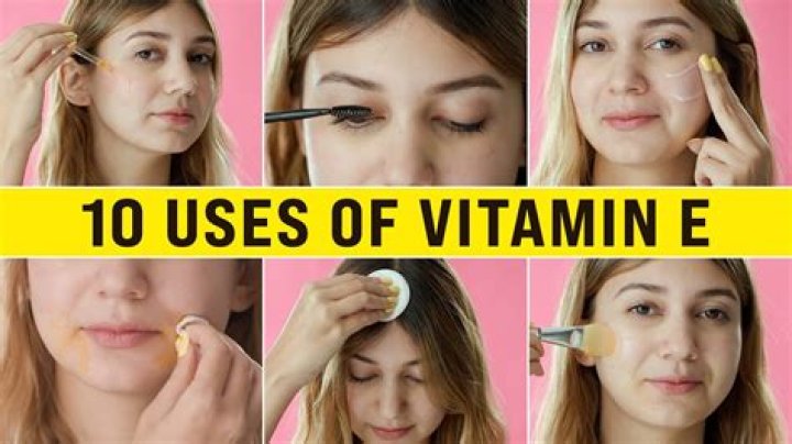 Can I put vitamin E oil on my face?