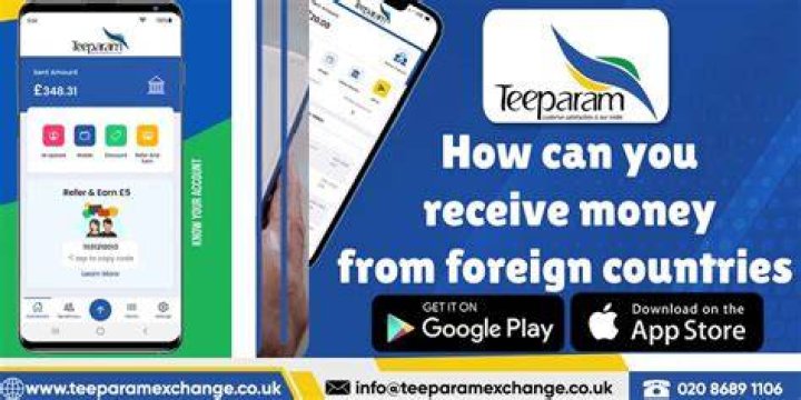 Can I receive money from foreign country?