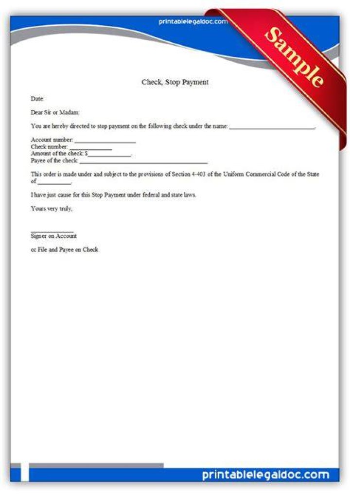 Can I reverse a stop payment on a check?