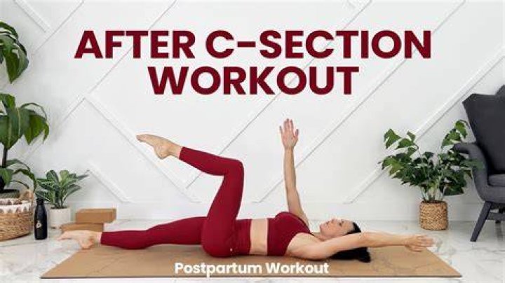 Can I sit down on floor after C-section?