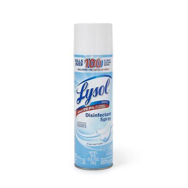 Can I spray Lysol on my keyboard?
