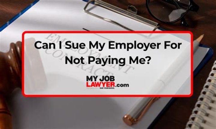 Can I sue my past employer?