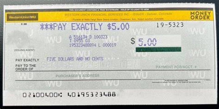 Can I use money order to pay online?