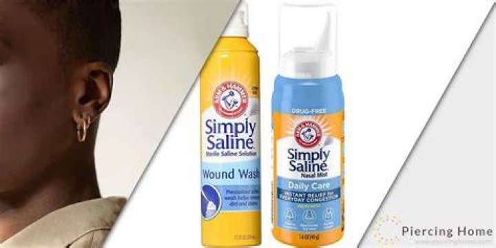 Can I use Simply Saline on my nose piercing?