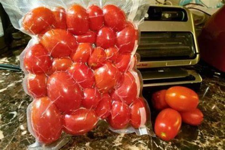 Can I vacuum seal tomatoes?