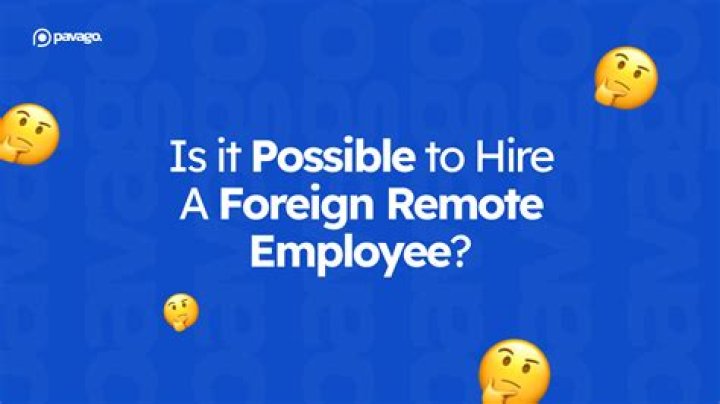 Can I work remotely in the US for a foreign company?