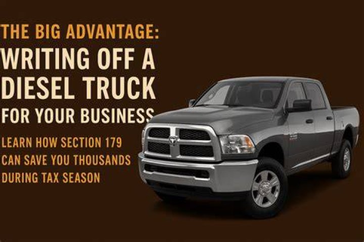 Can I write off a new truck for my business?