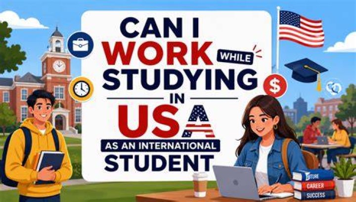 Can international student work while studying in USA?