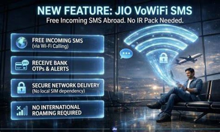 Can Jio receive SMS without international roaming?