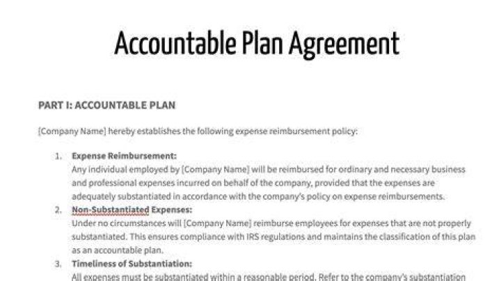 Can LLC have accountable plan?