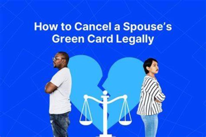 Can my ex husband cancel my green card?