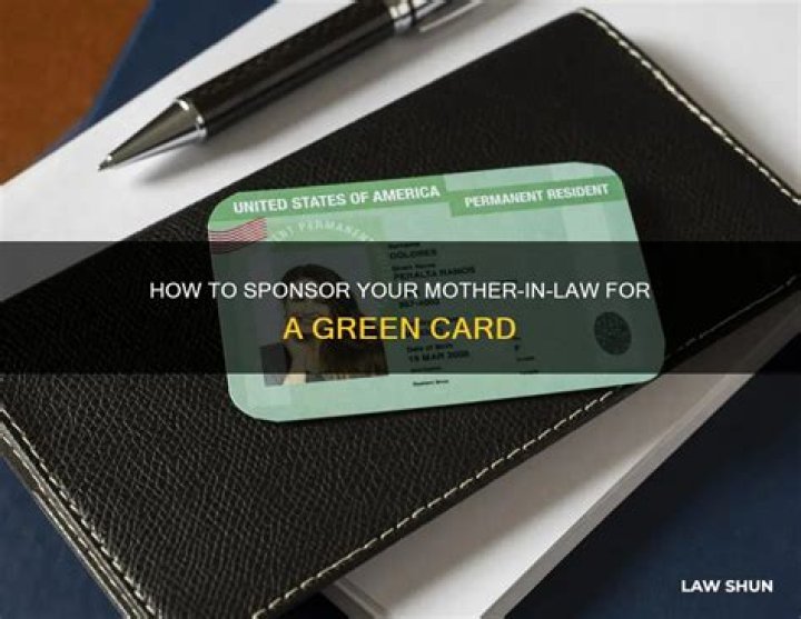Can my mother sponsor me for a Green Card?