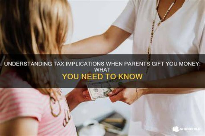 Can my parents give me money to buy a car?