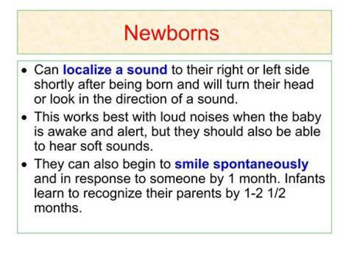 Can newborns hear sounds?