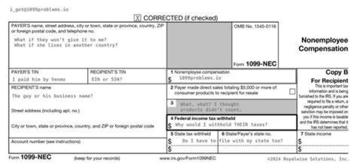 Can non business owners Issue 1099?
