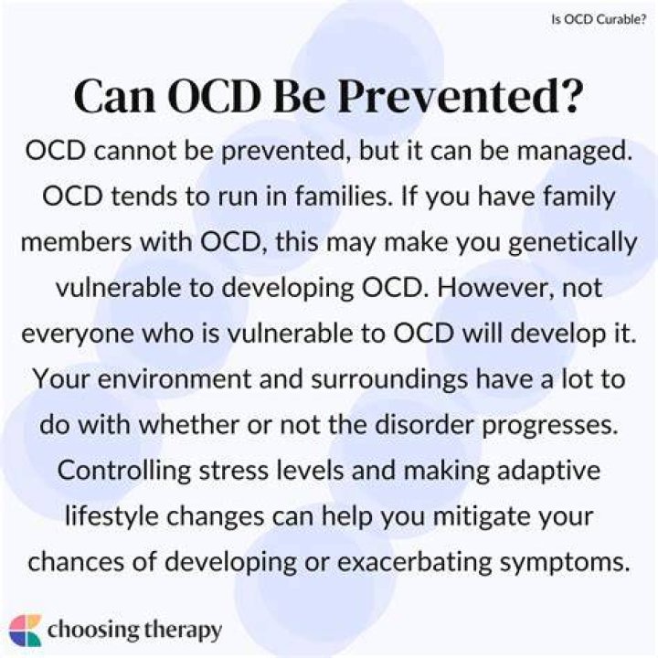 Can OCD be prevented?