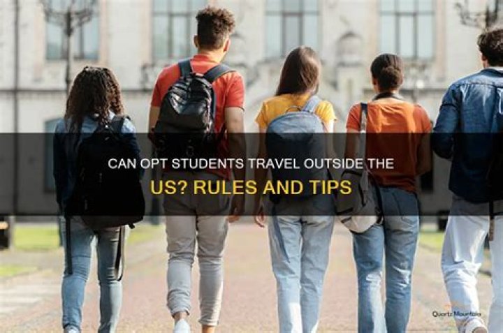 Can OPT student work outside US?
