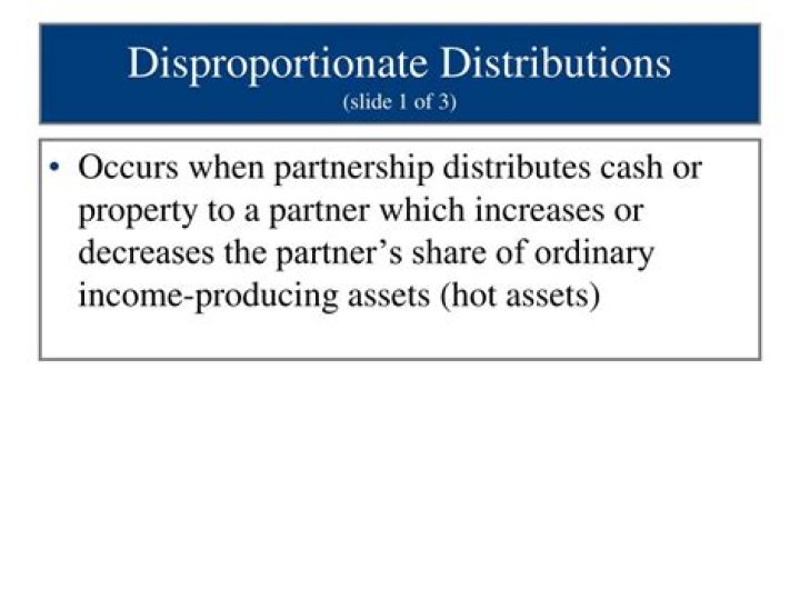 Can partnership distributions be disproportionate?