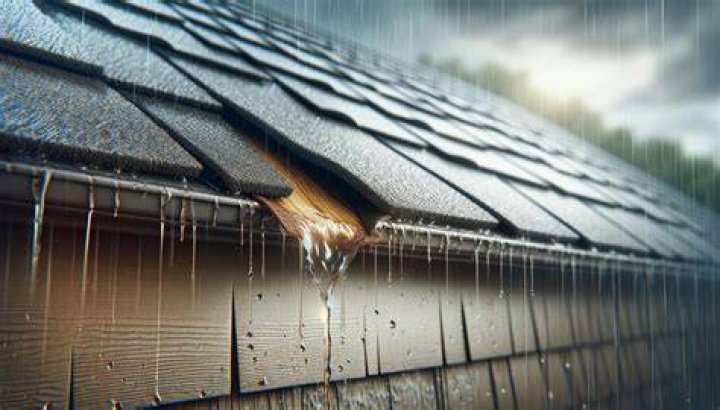 Can rain leak through shingles?