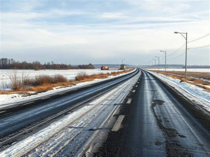 Can roads freeze without rain?