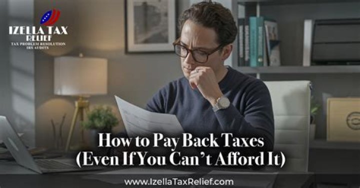 Can someone pay back taxes?
