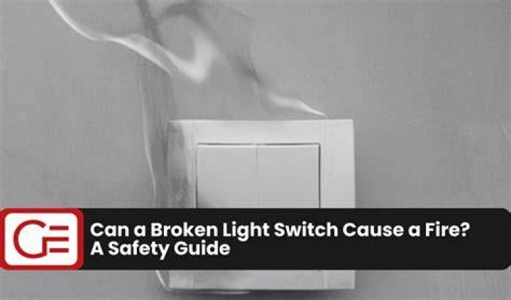 Can sparking light switch cause fire?