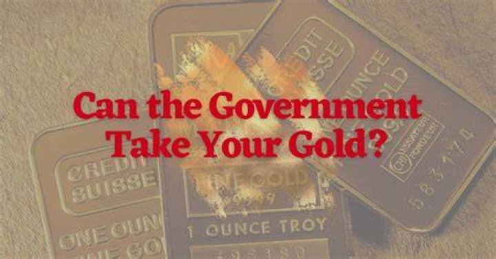 Can the government tax your gold?