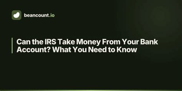 Can the IRS take money from a trust account?