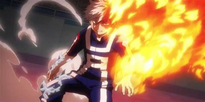 Can Todoroki uses fire and ice at the same time?