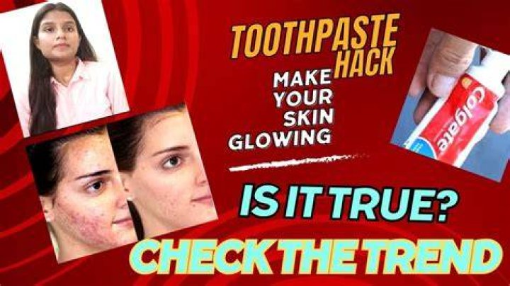 Can we put Colgate on face?
