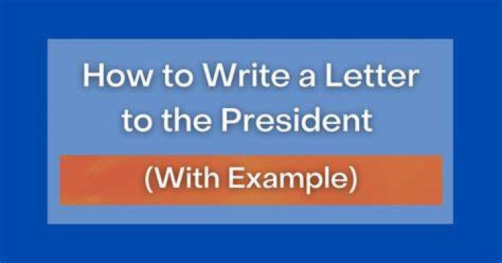 Can we write letter to President?