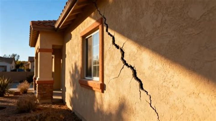 Can wind cause cracks in stucco?