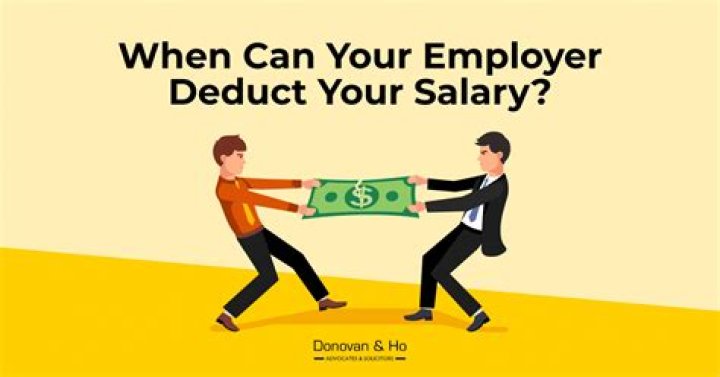 Can work deduct money from my wages?