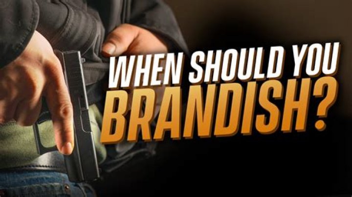 Can you brandish a firearm on your property in Texas?
