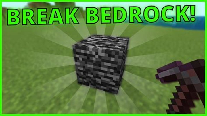 Can you break real bedrock?