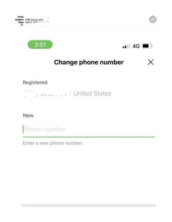 Can you change line phone number?