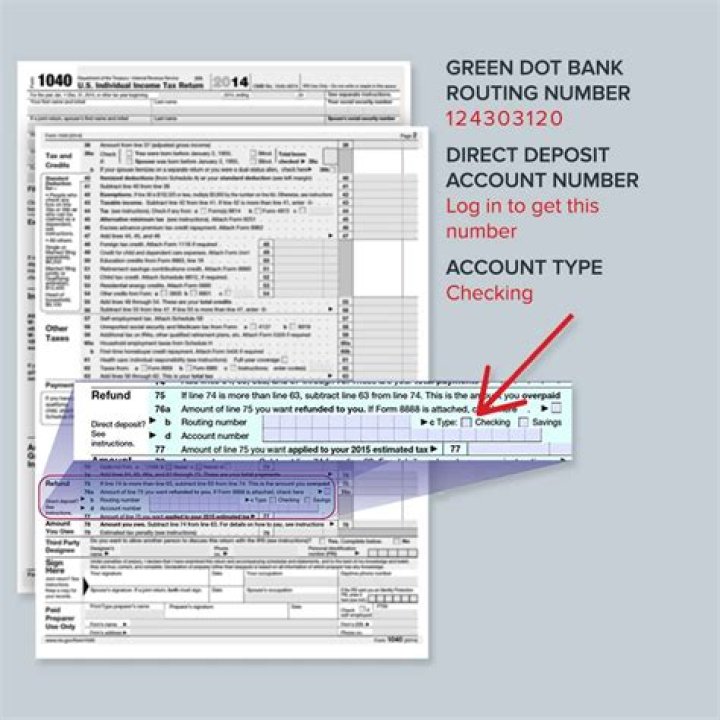 Can you change the direct deposit number on a tax return?