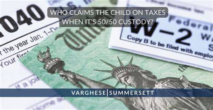 Can you claim 50 of a child on taxes?