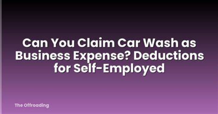 Can you claim a car as an expense?