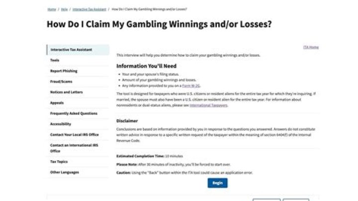 Can you claim back gambling losses?