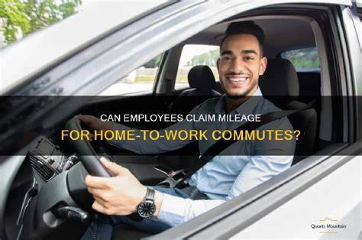 Can you claim mileage from home to work?