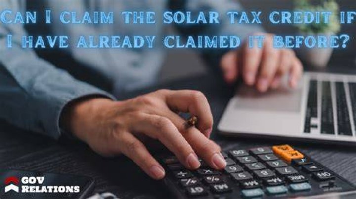 Can you claim solar tax credit on a rental property?