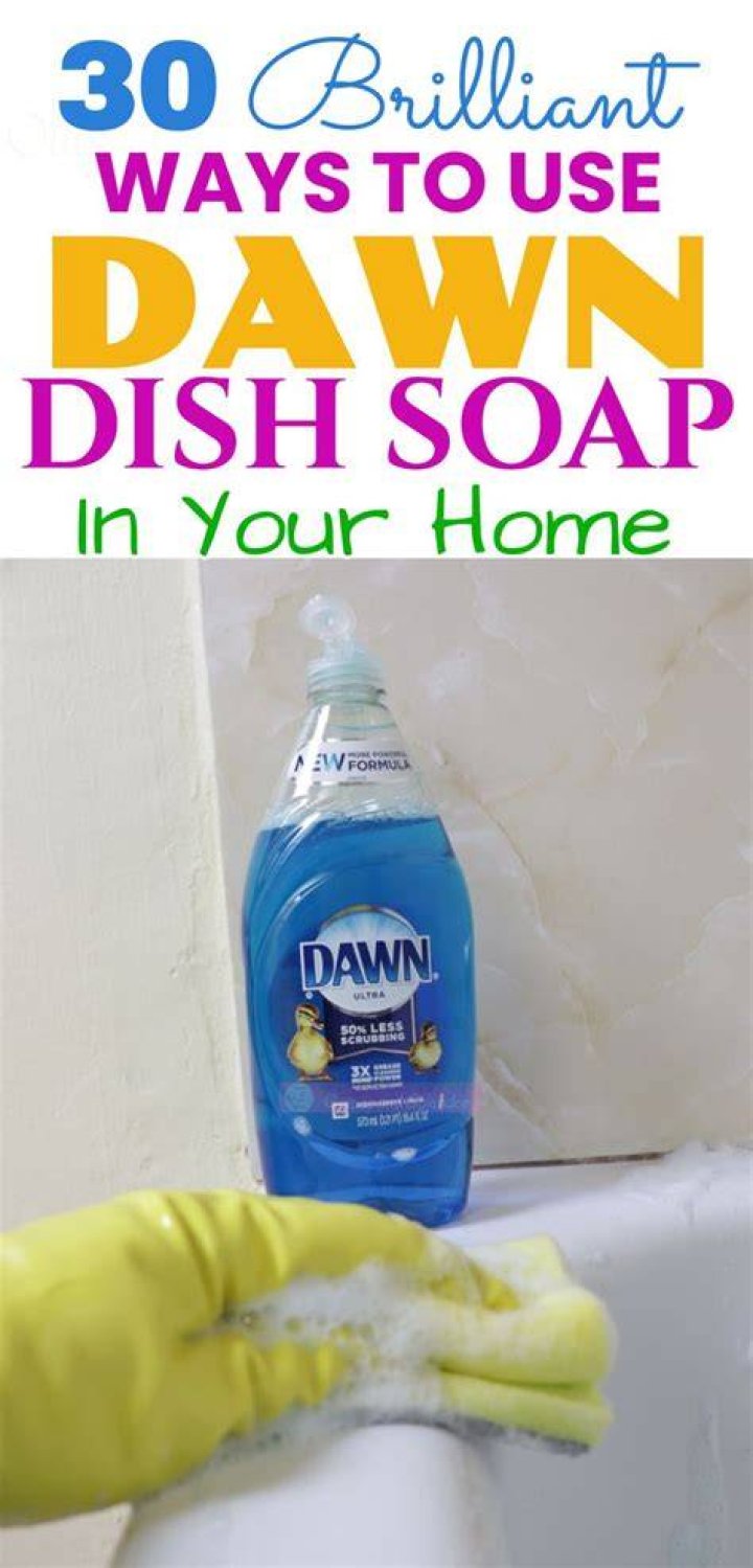 Can you clean shower with Dawn?