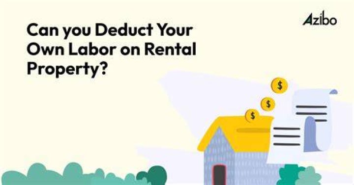 Can you deduct a down payment on a rental property?