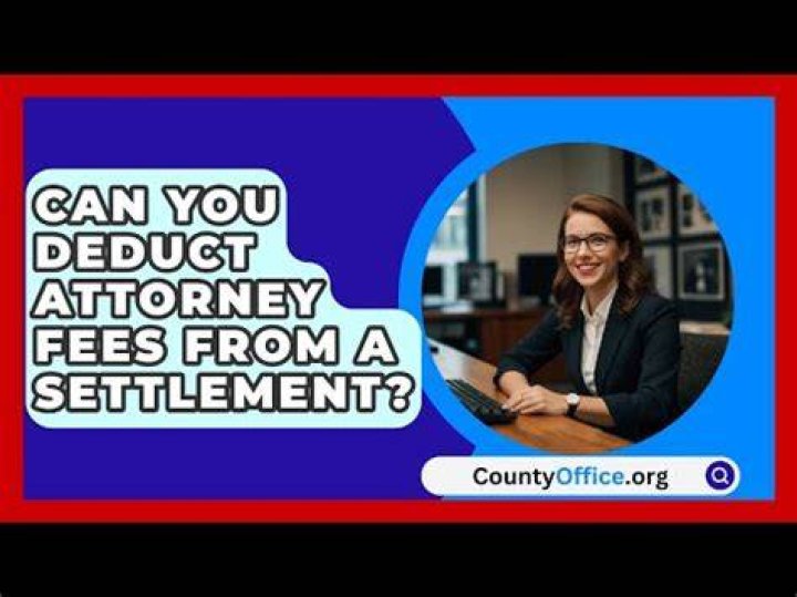 Can you deduct attorney fees on taxes?