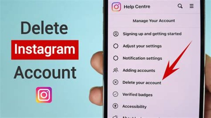 Can you delete your Instagram?