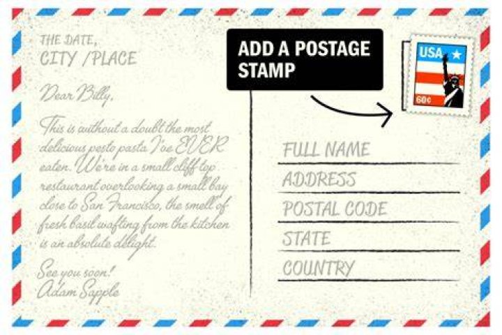 Can you double up postcard stamps?