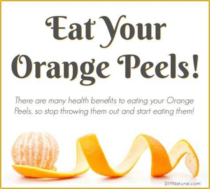 Can you eat orange skin?